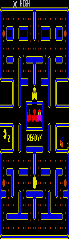 Pac-Man (Galaxian hardware, set 2) Screenshot 1